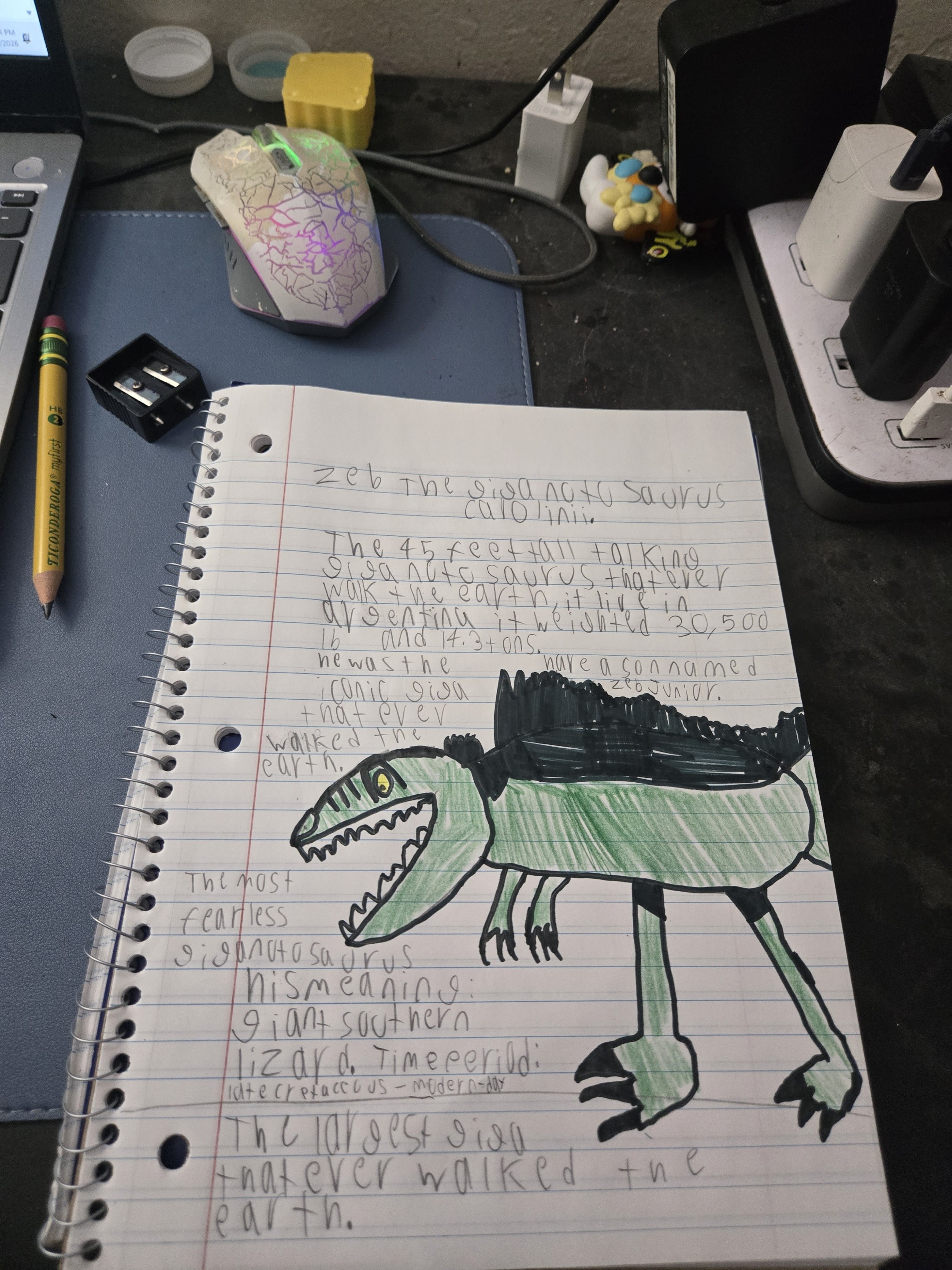 Drawings of Zeb (page 3 of 5)