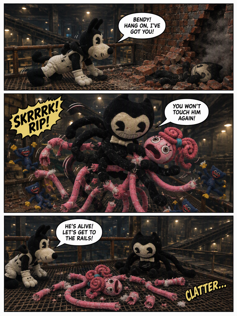 BENDY AND FRIENDS IN POPPY PLAYTIME PT 2 (page 3 of 4)