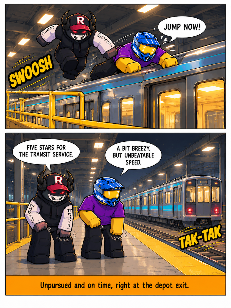 Subway Roof Escape (page 4 of 4)