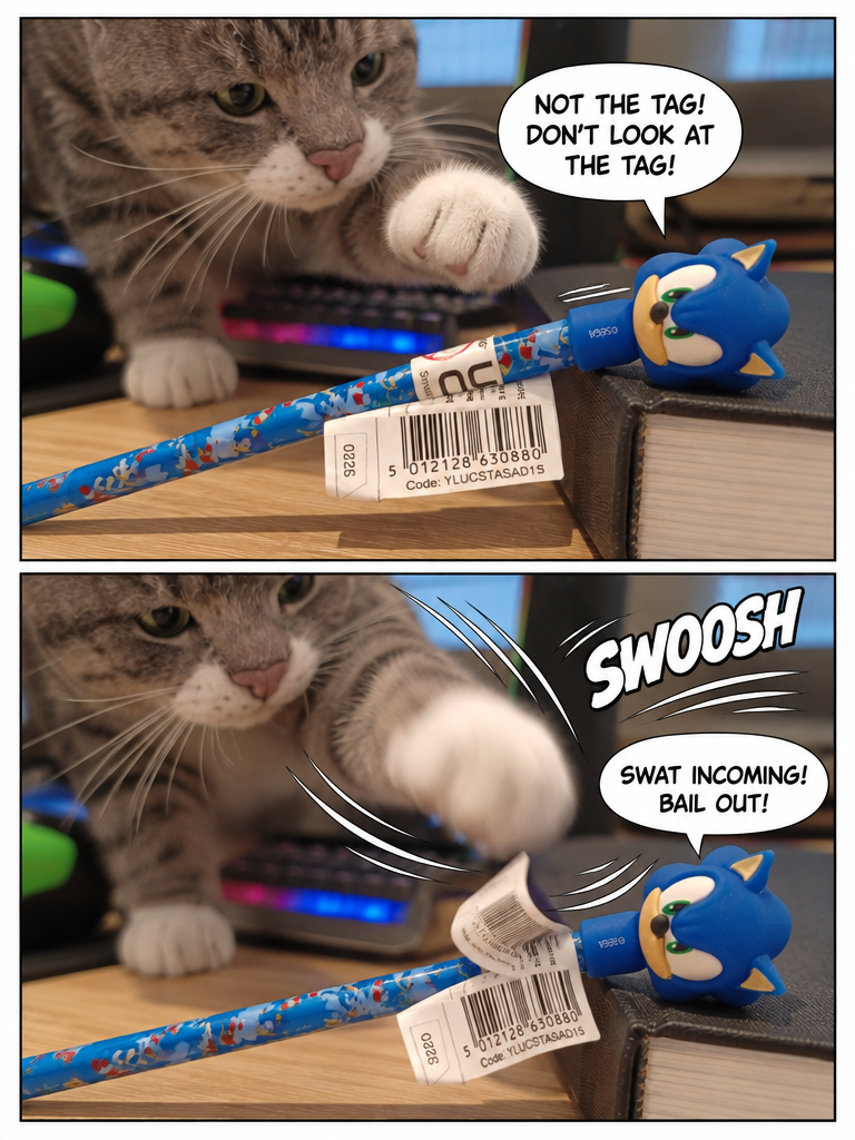 Narrow Escape on the Desk (page 2 of 4)