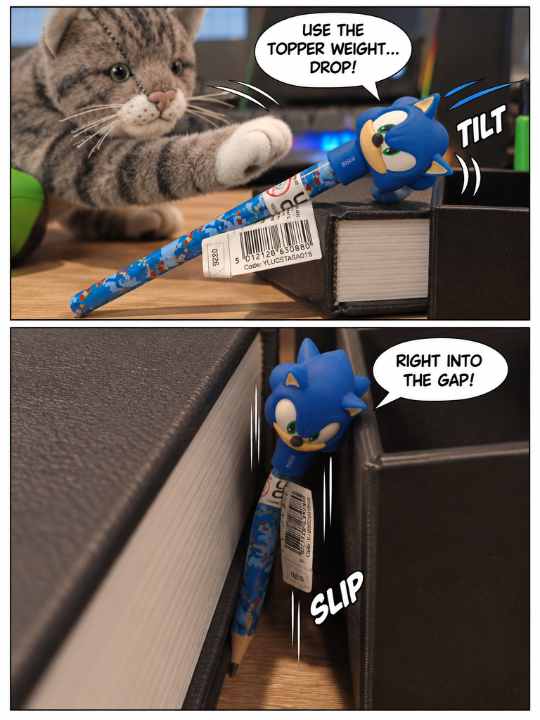 Narrow Escape on the Desk (page 3 of 4)