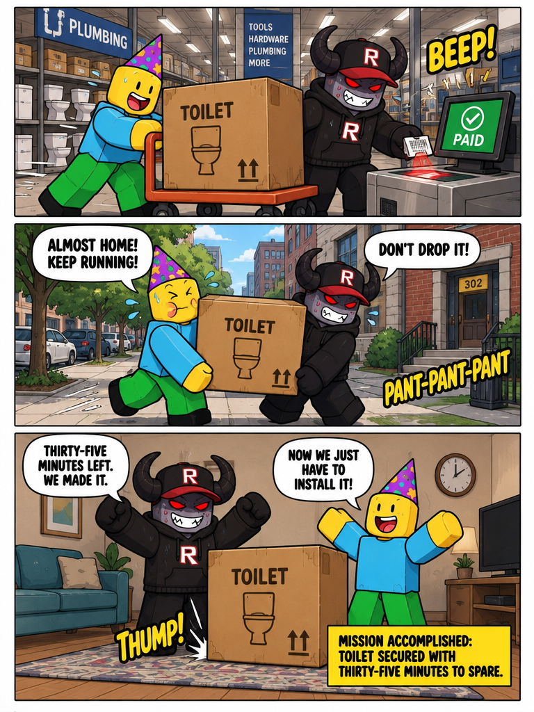 The Sixty-Minute Toilet Run (page 4 of 4)