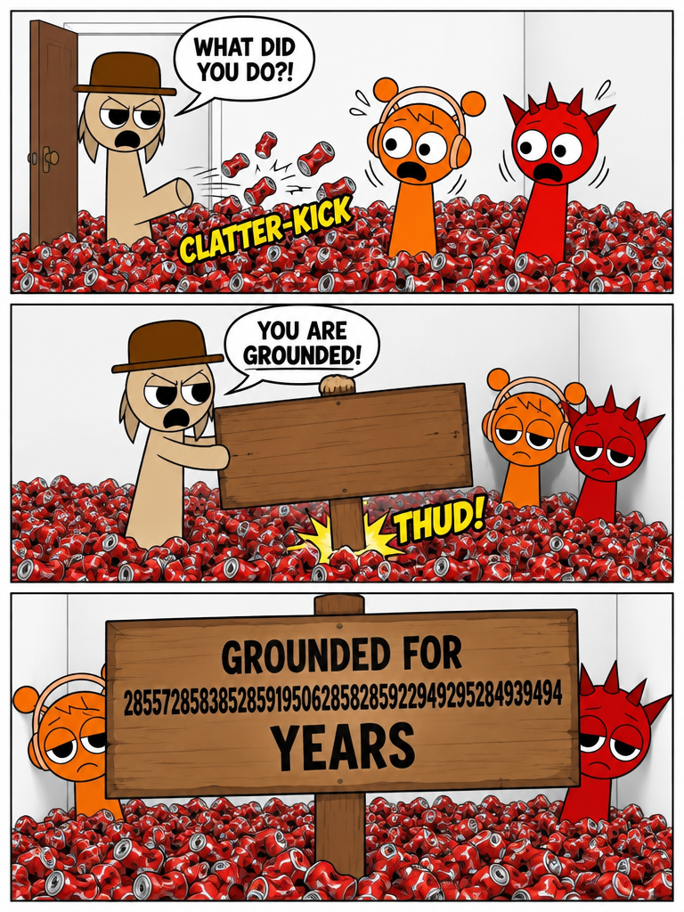 Sprunkis and the Thousand Cans (page 4 of 4)