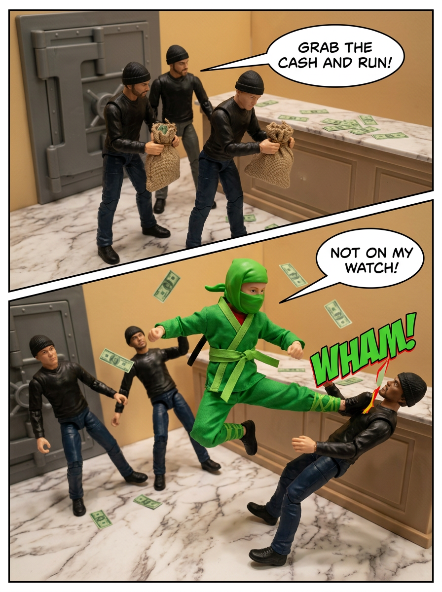 The Green Ninja Defender (page 2 of 4)
