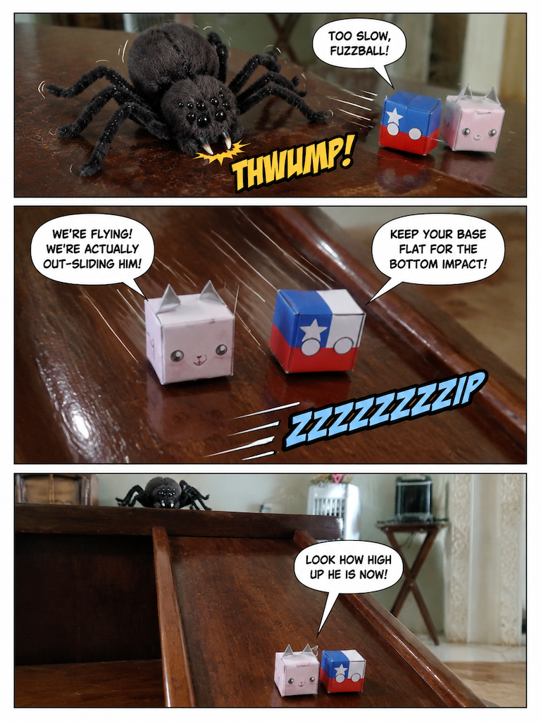 The Tabletop Spider Escape (page 3 of 20)