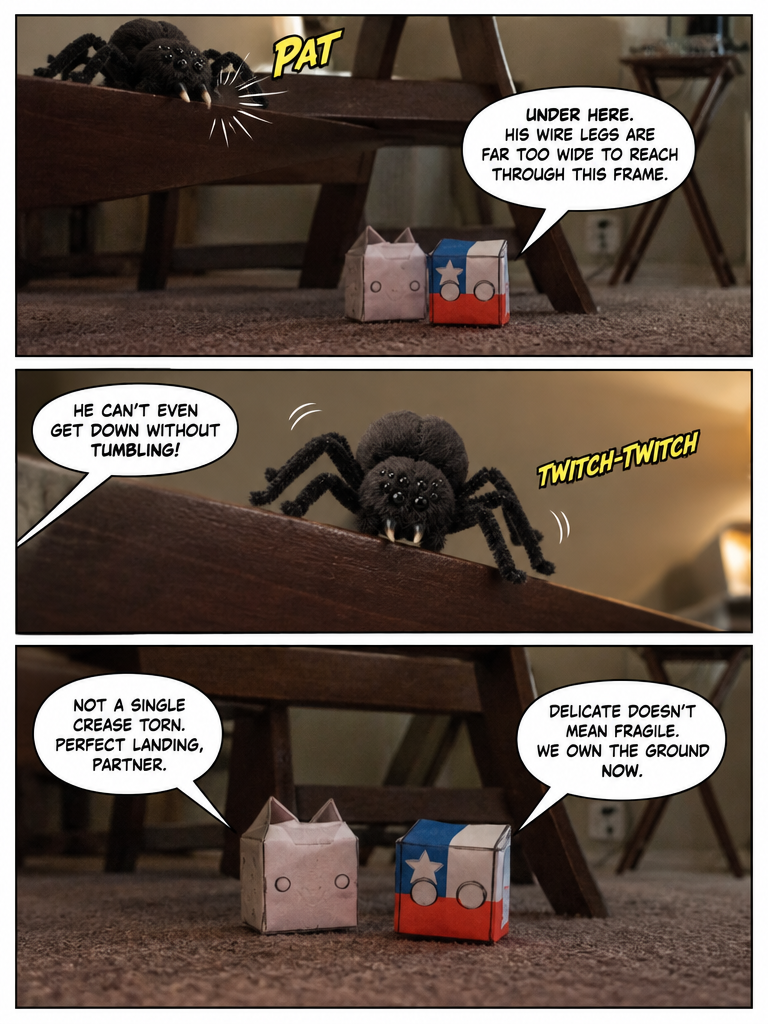 The Tabletop Spider Escape (page 4 of 20)