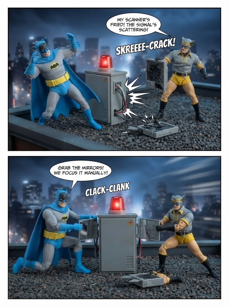 Batman Vs Nite Owl - Signal in the Sky 💬Comic Story ;part3 (page 3 of 4)