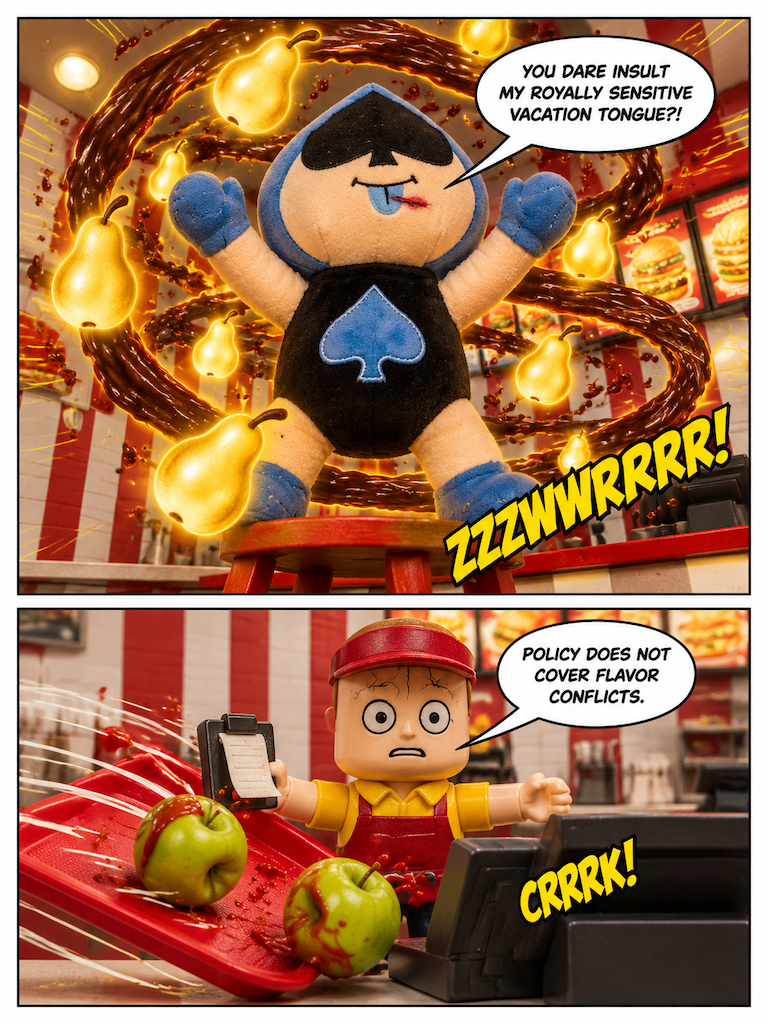 RIPE PEARS WITH BBQ SAUCE! (page 2 of 4)