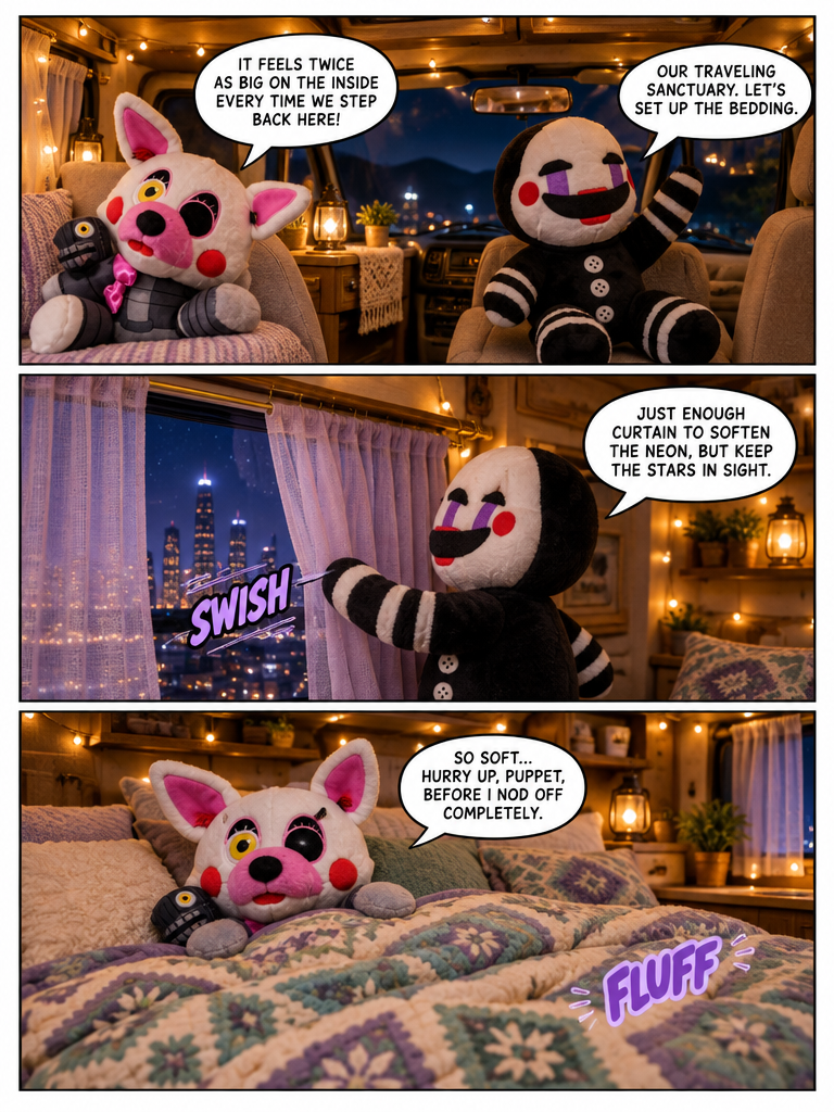 Neon Lights and Cozy Bunks (page 3 of 4)