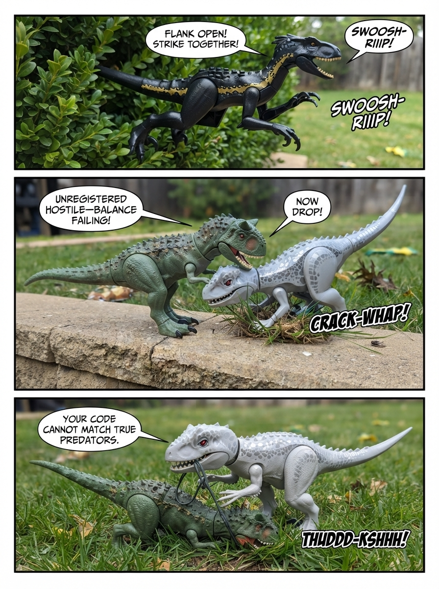 adventures of an indominus Rex: the three kings (page 7 of 8)