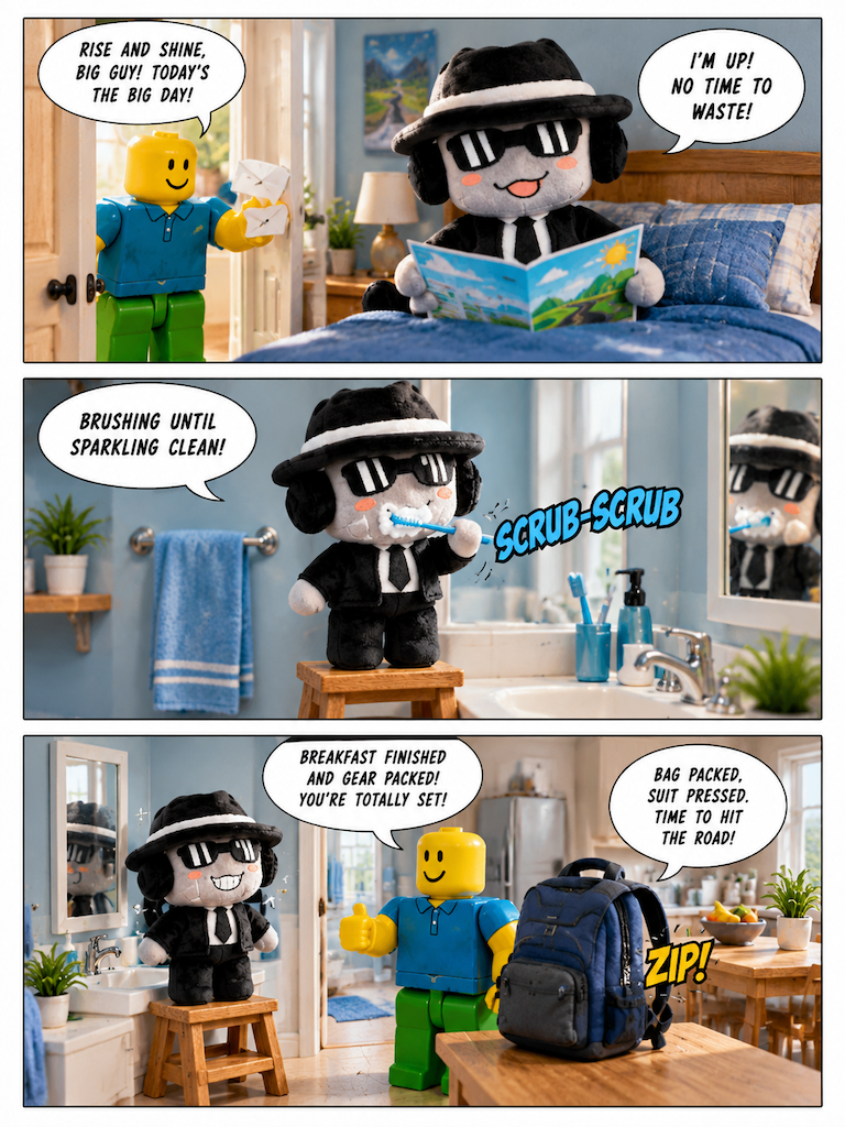 Chance's First Day of School (page 2 of 4)