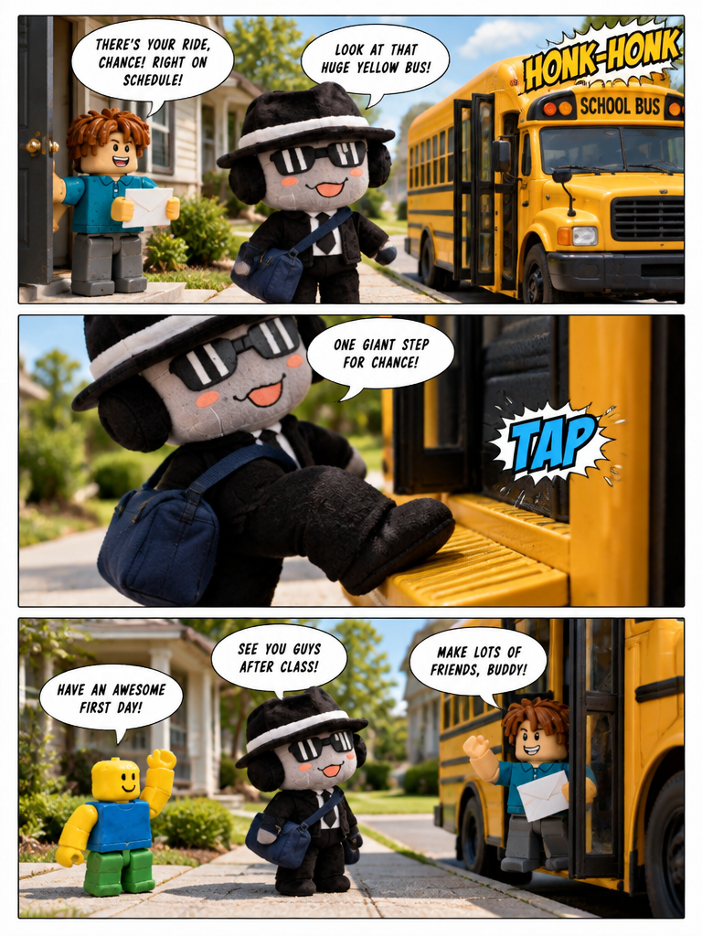 Chance's First Day of School (page 3 of 4)