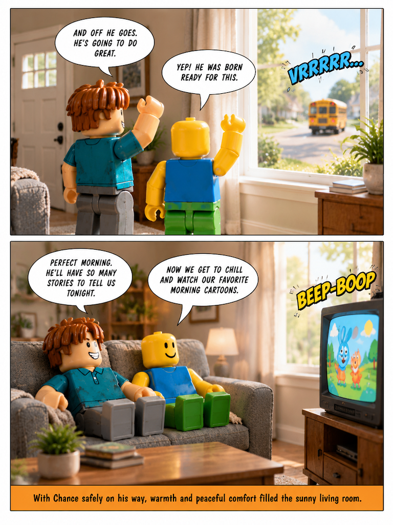Chance's First Day of School (page 4 of 4)