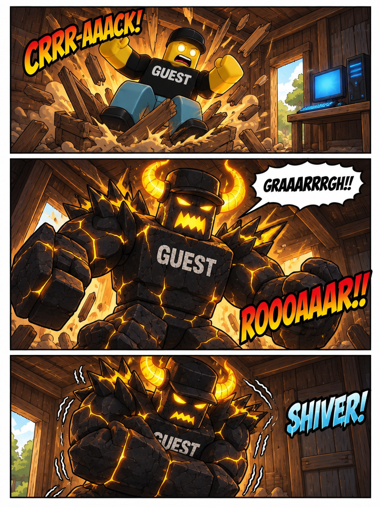Cabin Ambush and the Slumbering Titan (page 3 of 4)