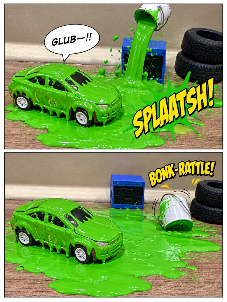 Emergency Pit Stop Mishap: The Comic (page 3 of 4)