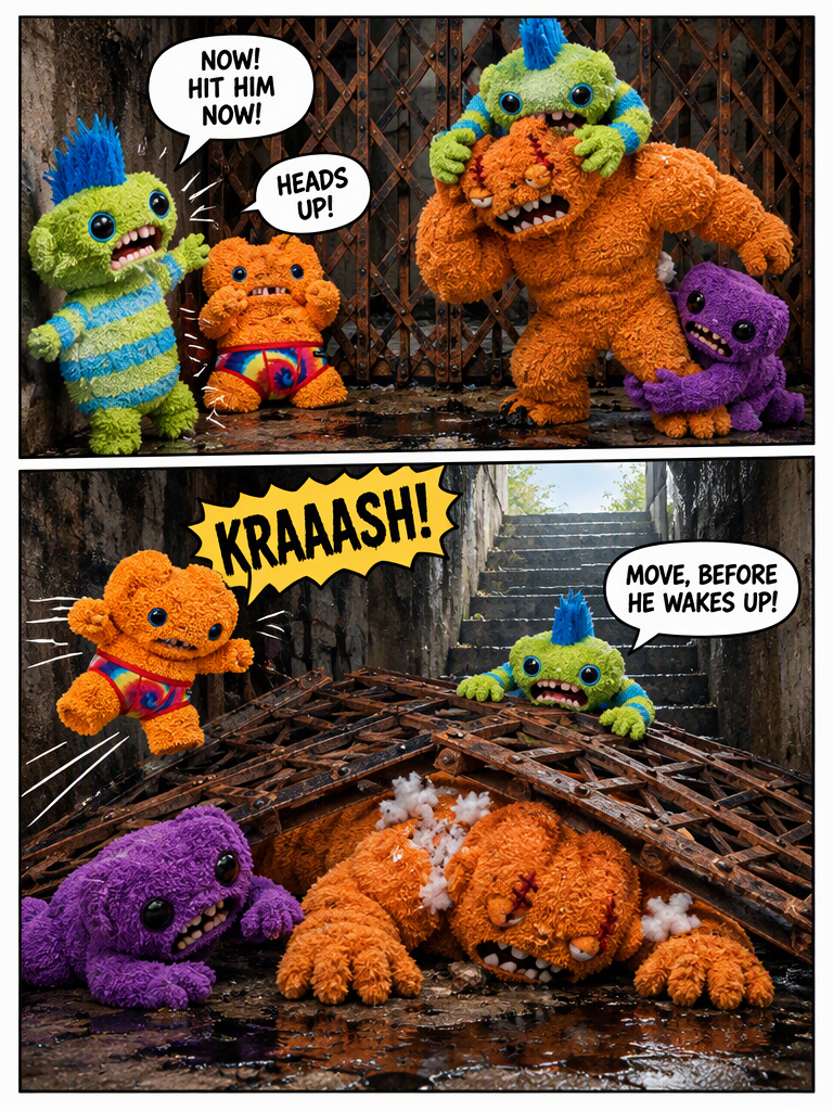 Arena Escape Under Falling Fire (page 3 of 4)