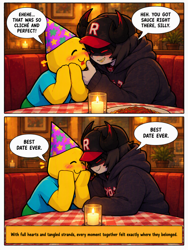A Shared Strand Under Candlelight (page 4 of 4)