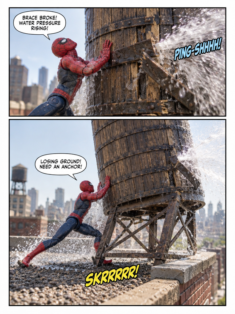 Spider-Man: Water Tower Crisis - Comics Story part 2 (page 3 of 4)