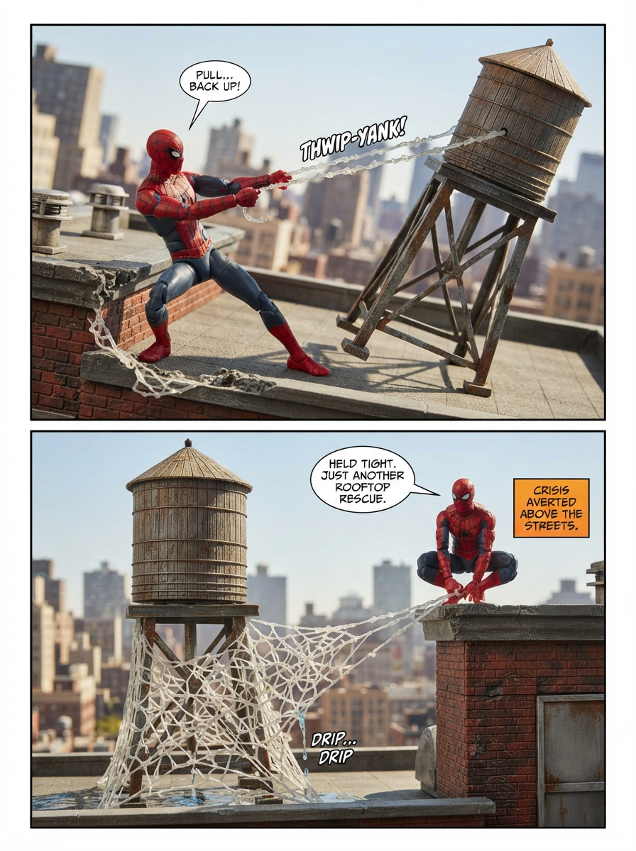 Spider-Man: Water Tower Crisis - Comics Story part 2 (page 4 of 4)