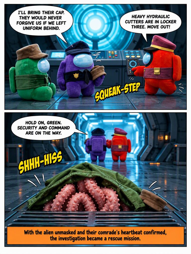 The Among Us comix: Greens Demise (page 8 of 8)