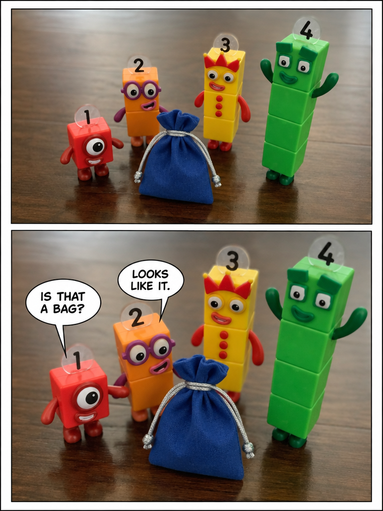 Numberblocks Toys S1 E1a: Inside the Bag (page 2 of 4)