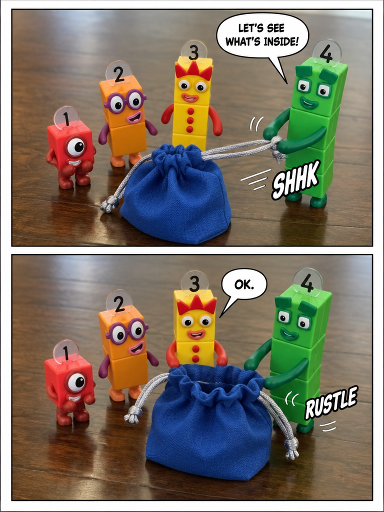 Numberblocks Toys S1 E1a: Inside the Bag (page 3 of 4)