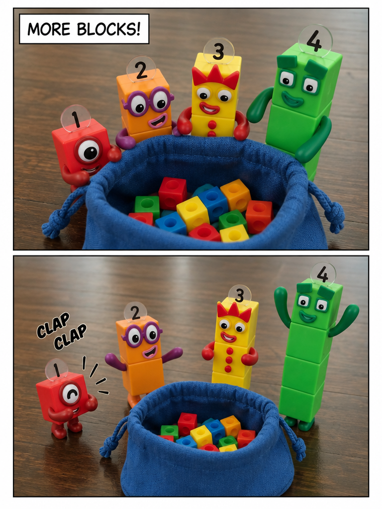 Numberblocks Toys S1 E1a: Inside the Bag (page 4 of 4)