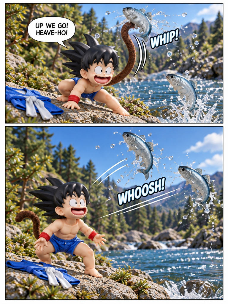 Tail Fishing by the Riverbank (page 3 of 4)