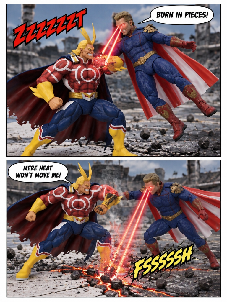 All Might vs Homelander πͺπΌ Clash Across the Border π¬ Comic Story part 2 (page 2 of 4)