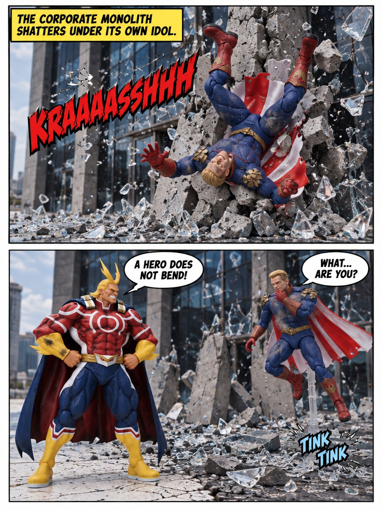 All Might vs Homelander πͺπΌ Clash Across the Border π¬ Comic Story part 2 (page 4 of 4)