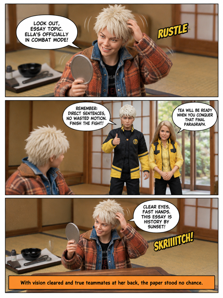 A Bold Hairstyling Study Break (page 4 of 4)