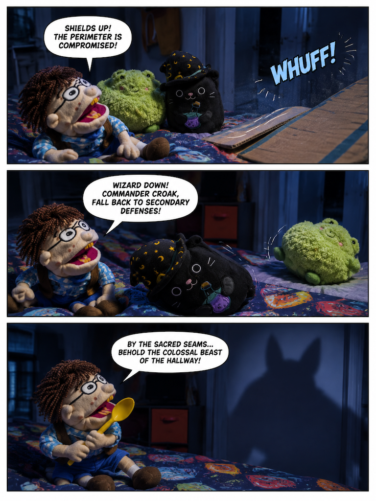 Midnight Guard at Pillow Fort (page 2 of 4)