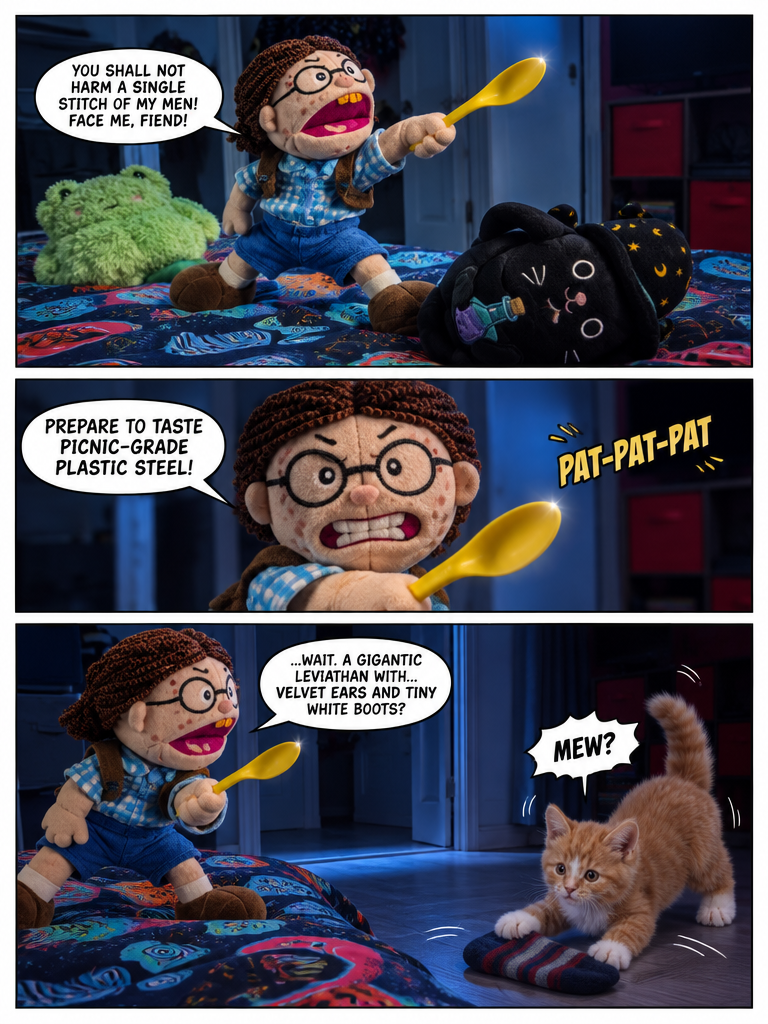 Midnight Guard at Pillow Fort (page 3 of 4)
