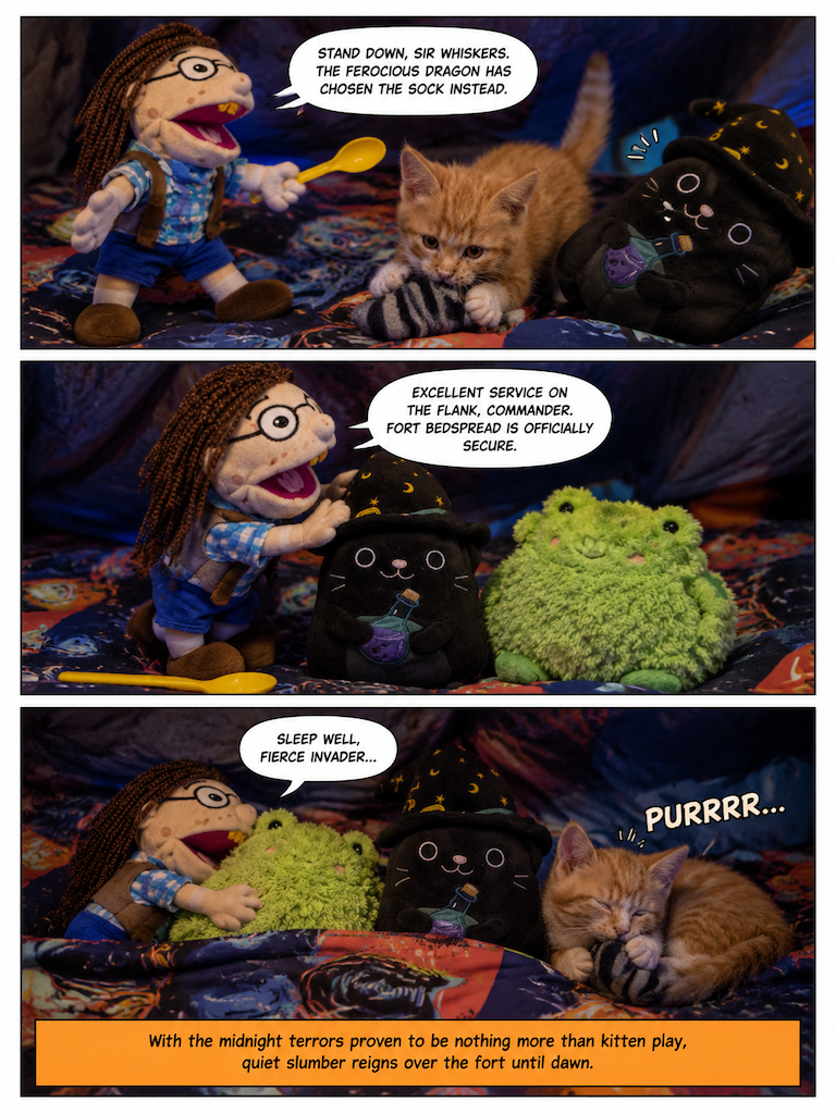Midnight Guard at Pillow Fort (page 4 of 4)