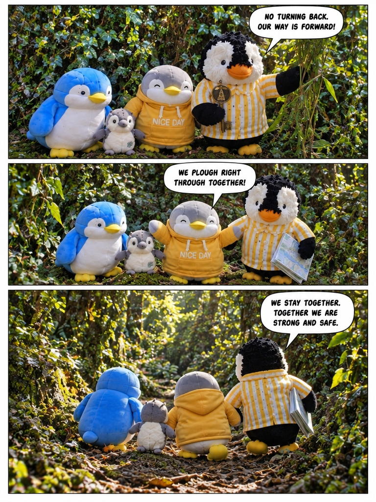 Three Penguin Siblings: Through the Tangled Hedge (page 4 of 4)