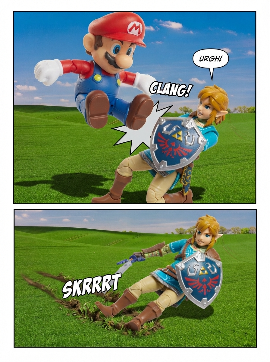 Mario (Super Mario) vs Link (Legend of Zelda) (page 2 of 4)