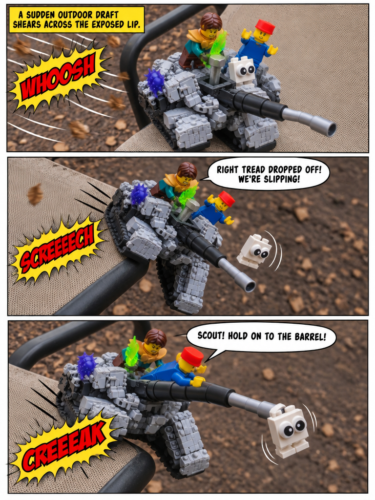 Descent Over the Metal Lip (page 3 of 4)