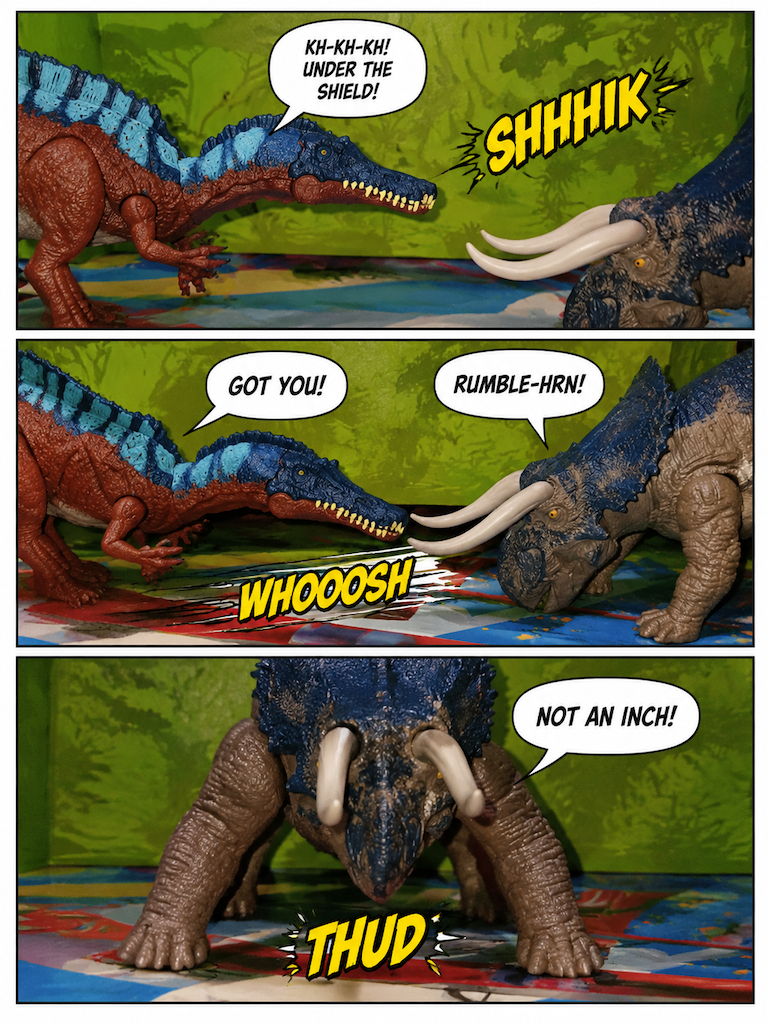 Clash of Horn and Jaw LrrItator vs nasutoceratops (page 2 of 4)