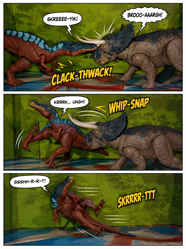 Clash of Horn and Jaw LrrItator vs nasutoceratops (page 3 of 4)