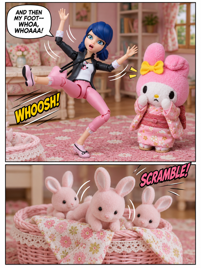 A Clumsy Funny Tale at the Bunny Cottage (page 3 of 4)