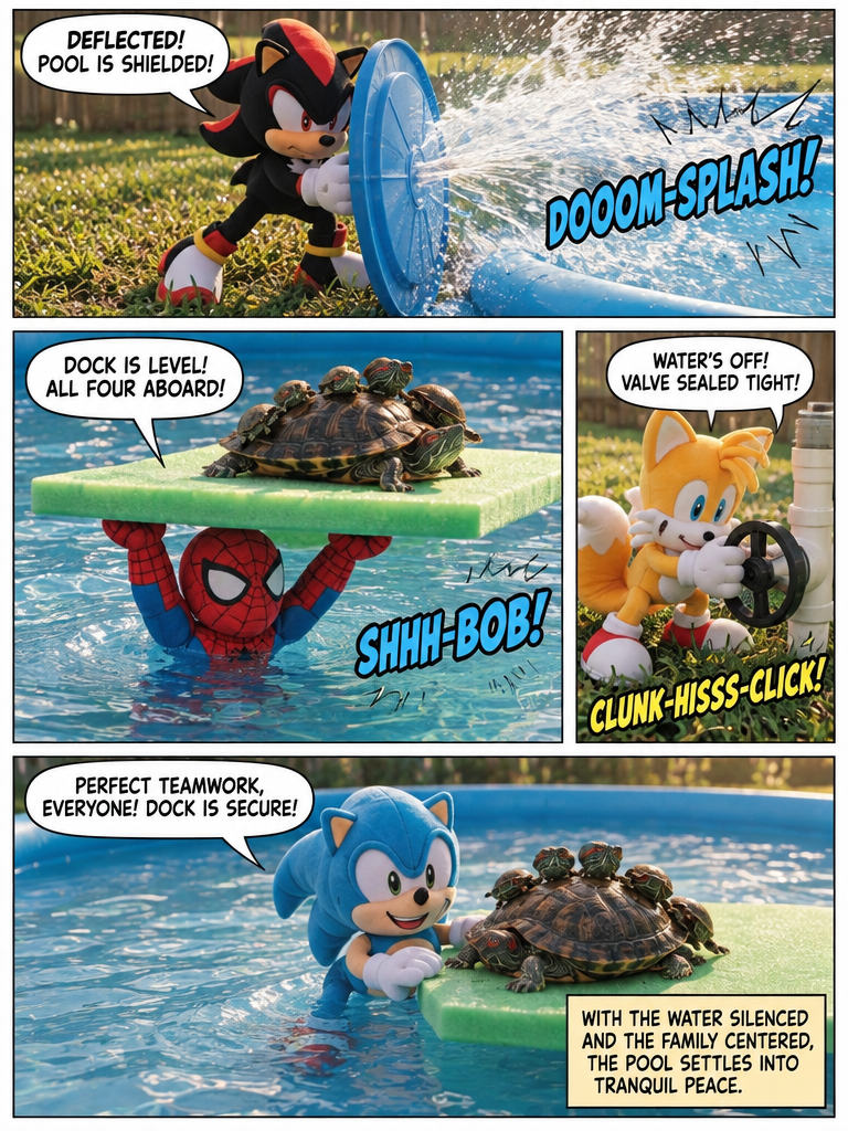 Sprinkler Surprise at the Haven Pool (page 4 of 4)