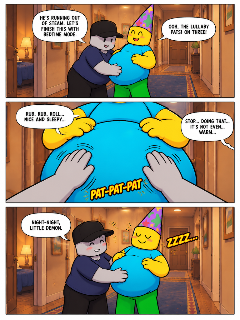 Belly Bumping Brawl (page 3 of 4)
