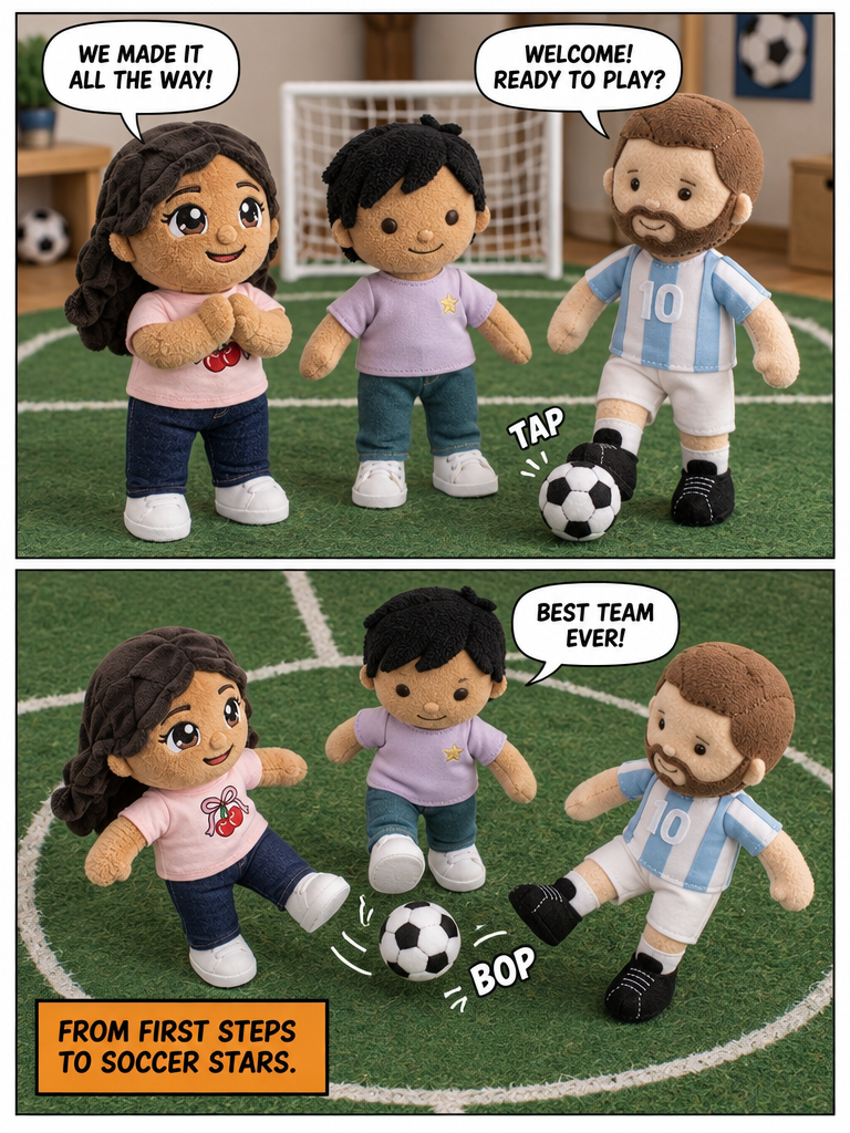 A Plush Journey to Meet a Soccer Star (page 4 of 4)