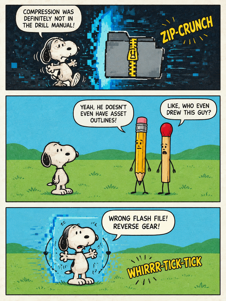 Snoopy's Glitch Void Odyssey (page 3 of 4)