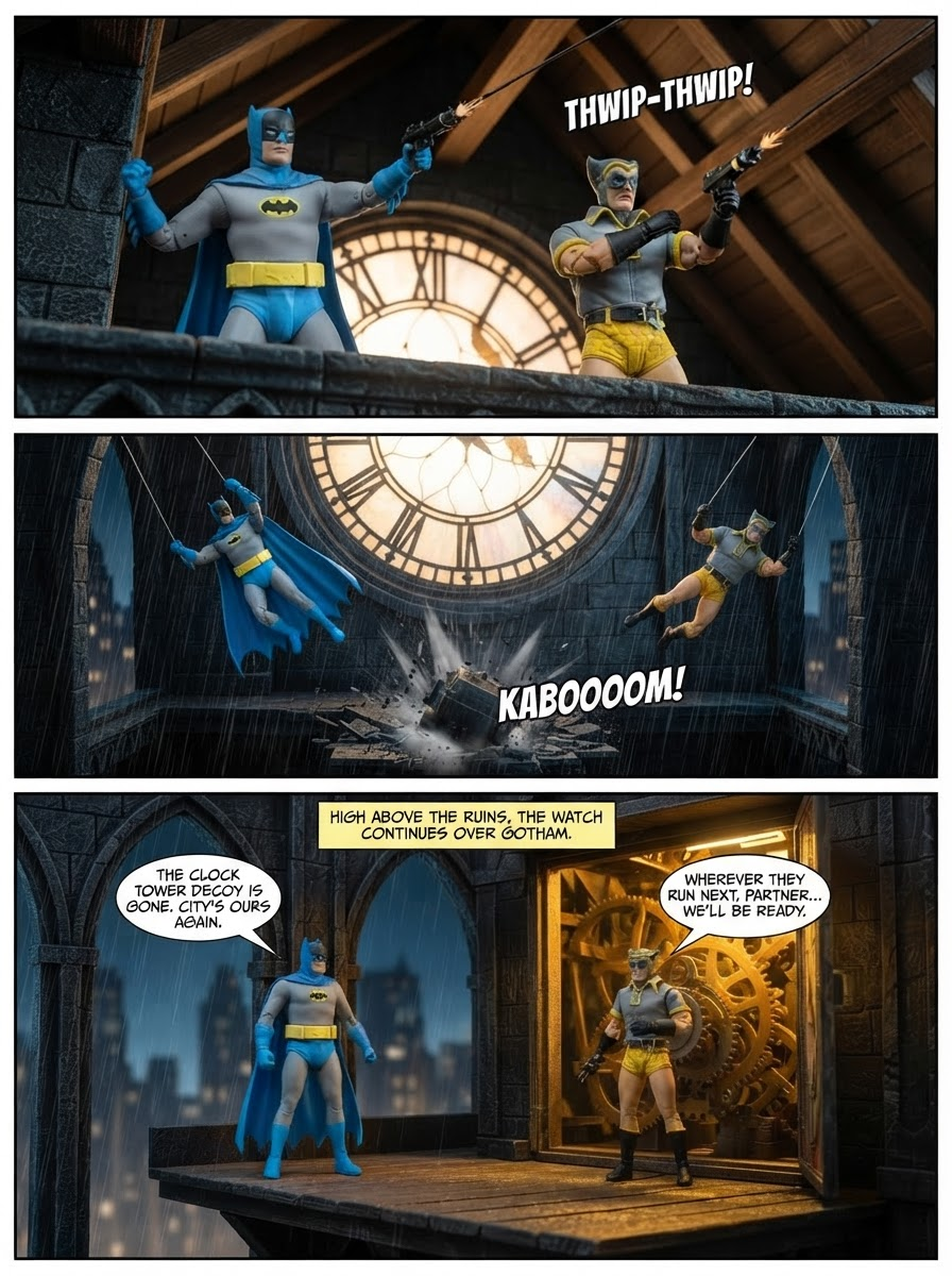 Batman 🦇Vs Nite Owl 🦉- Belfry Breaker - 💬Comic Story ; part 9 (page 4 of 4)