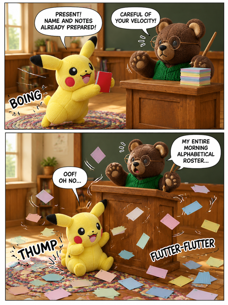 First Day at the Chalkboard (page 2 of 4)