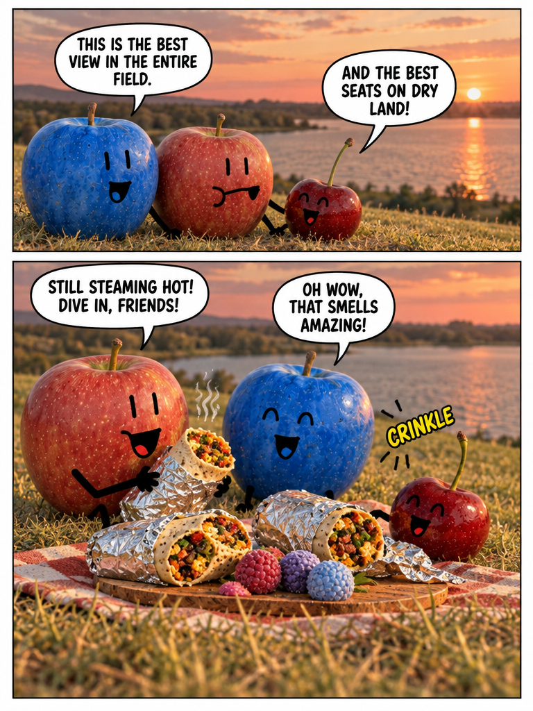 Sunset Picnic on the Meadow (page 3 of 4)