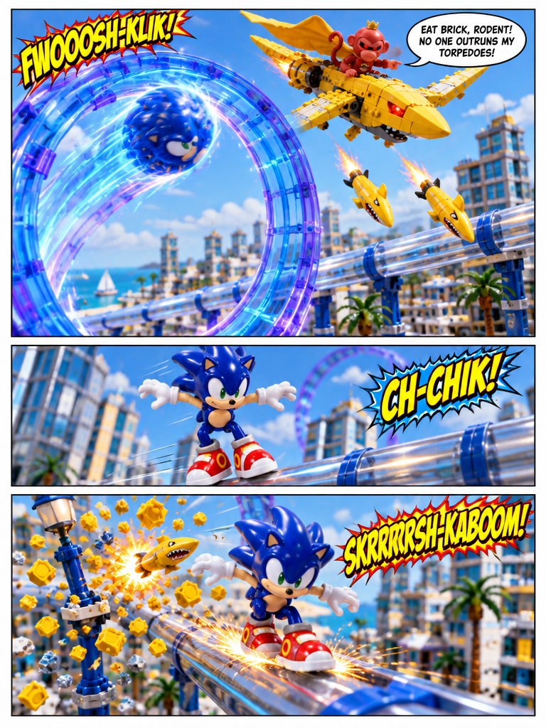 SONIC DASH BAST COMIC (page 5 of 8)