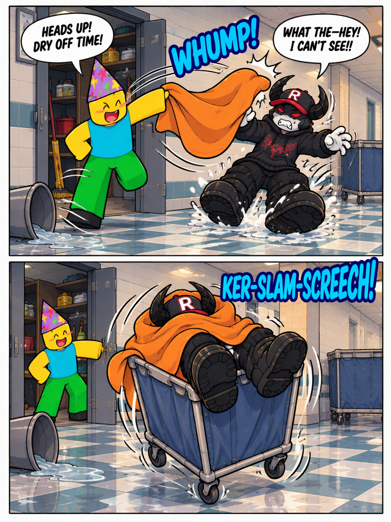 Foam Fury and the Towel Trap (page 3 of 4)