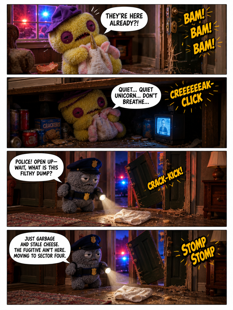 A Fugitive in Unicorn Pajamas (page 3 of 4)